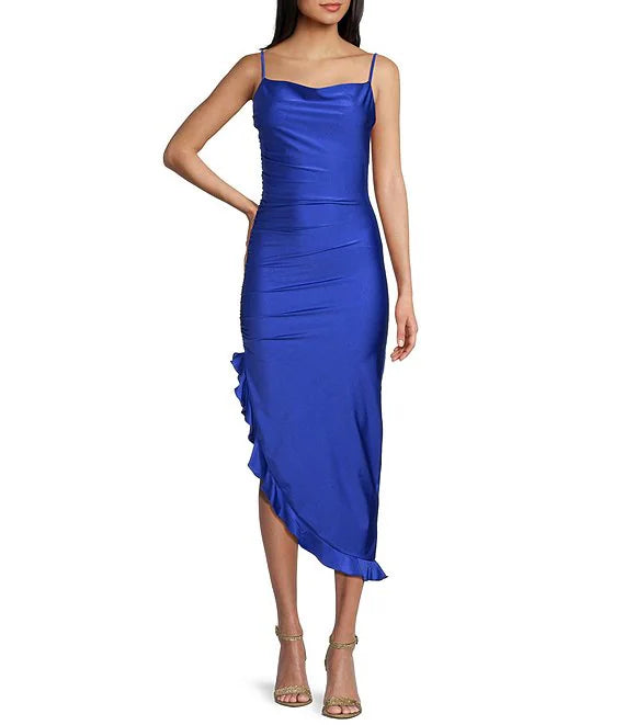 Sleeveless Ruffled Prom Dress - Chloe Dress