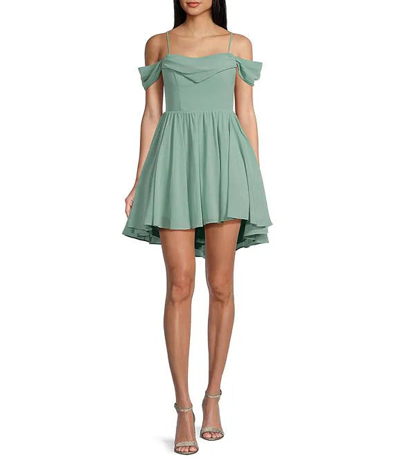 Off-Shoulder Prom Dress - Chloe Dress