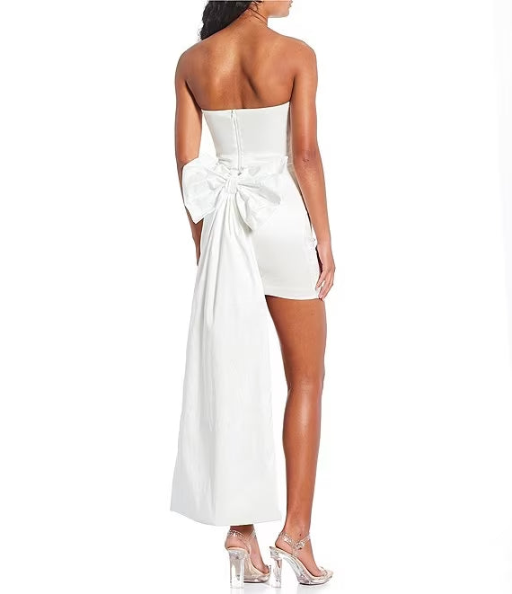 Strapless Train Prom Dress - Chloe Dress