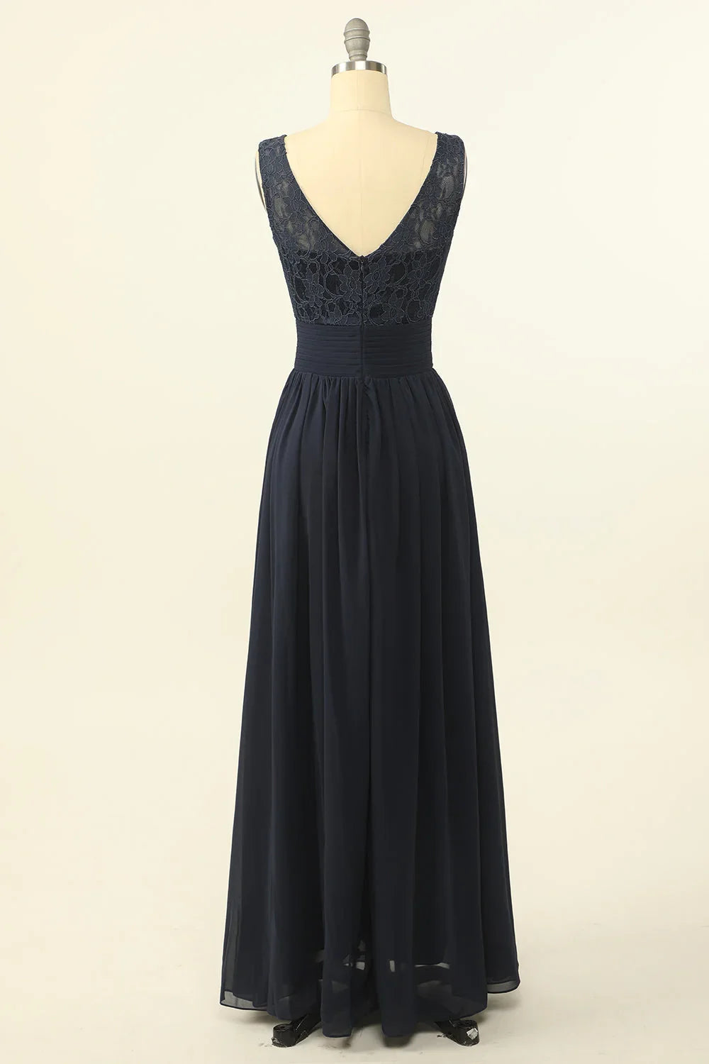 Pink Chiffon Wedding Dress - Chloe Dress