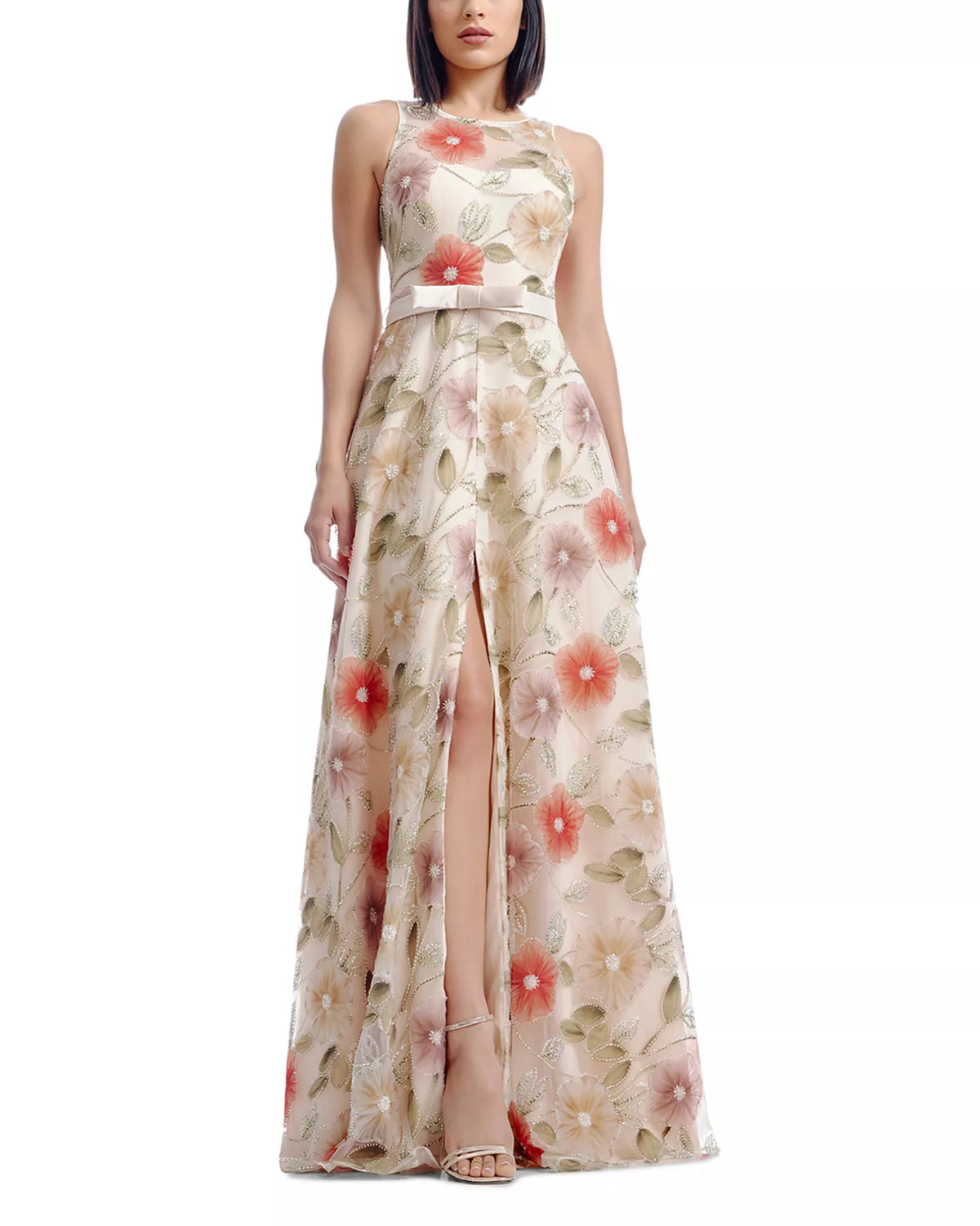 A-Line Sleeveless High Slit Floor-Length Prom Dress - Chloe Dress