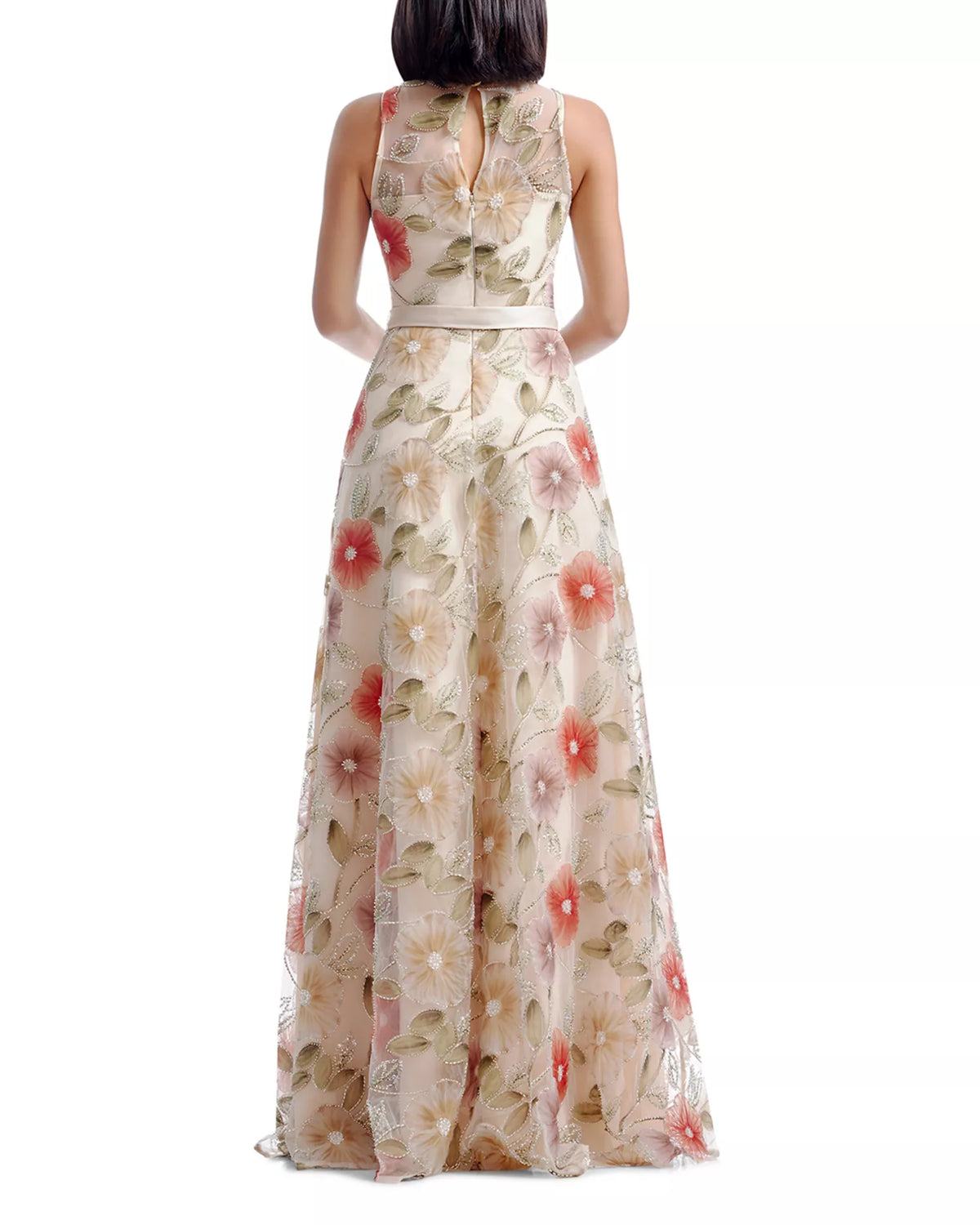 A-Line Sleeveless High Slit Floor-Length Prom Dress - Chloe Dress