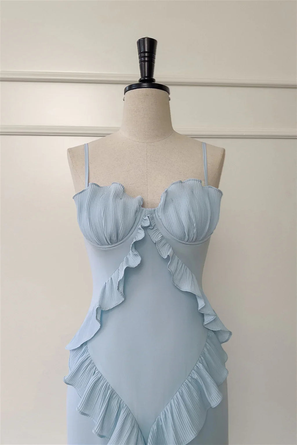 Bodycon Sweetheart Ruffled Midi Evening Dress - Chloe Dress