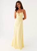 A-Line V-Neck Sleeveless Floor-Length Prom Dress - Chloe Dress