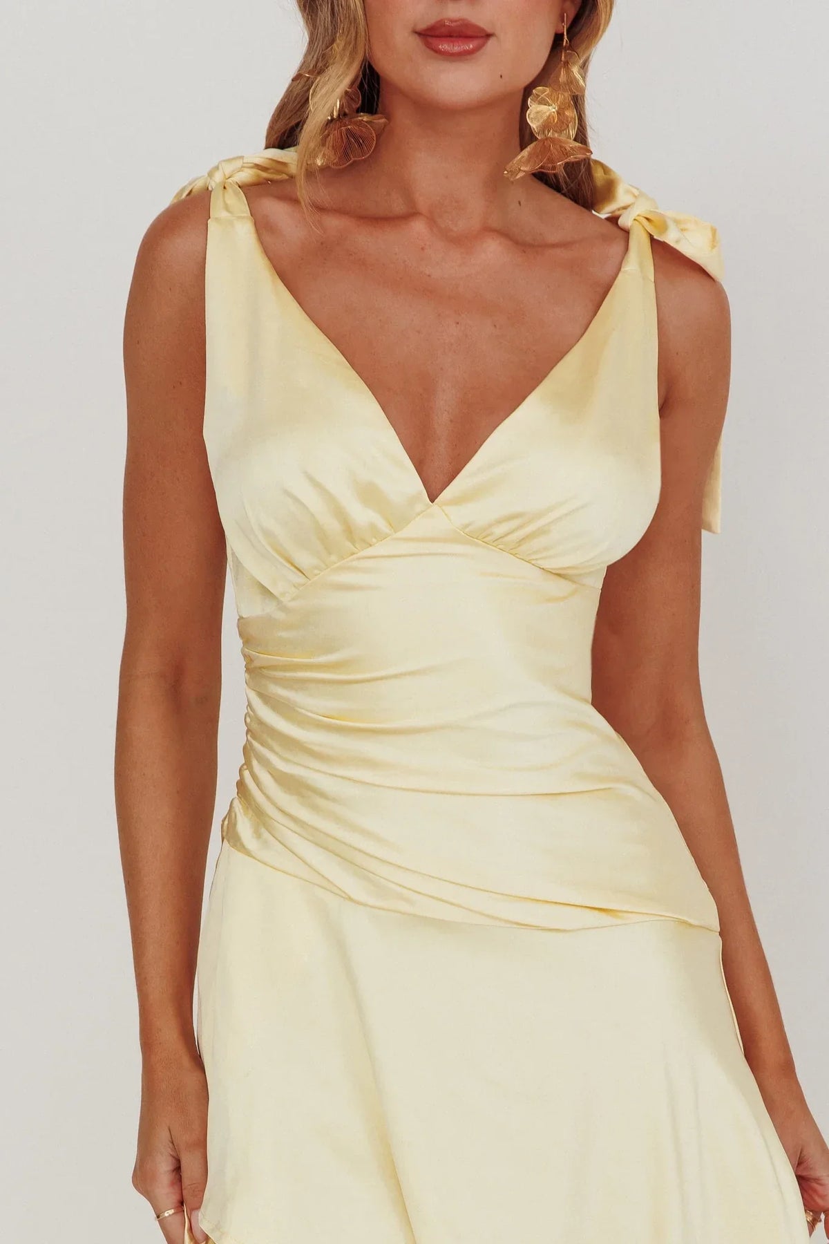 A-Line V-Neck Sleeveless Evening Dress - Chloe Dress