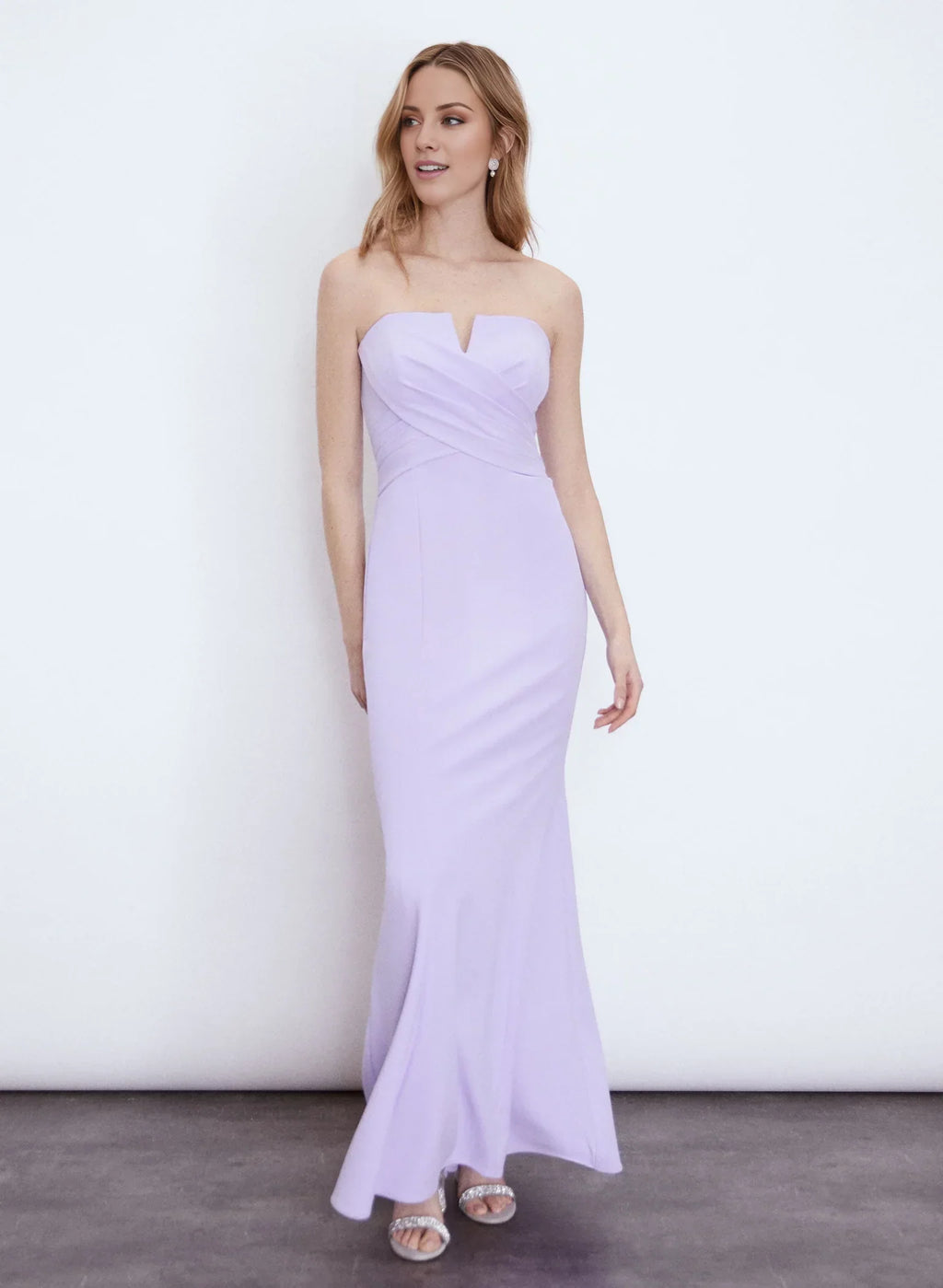 Mermaid Strapless High Slit Floor-Length Evening Dress - Chloe Dress