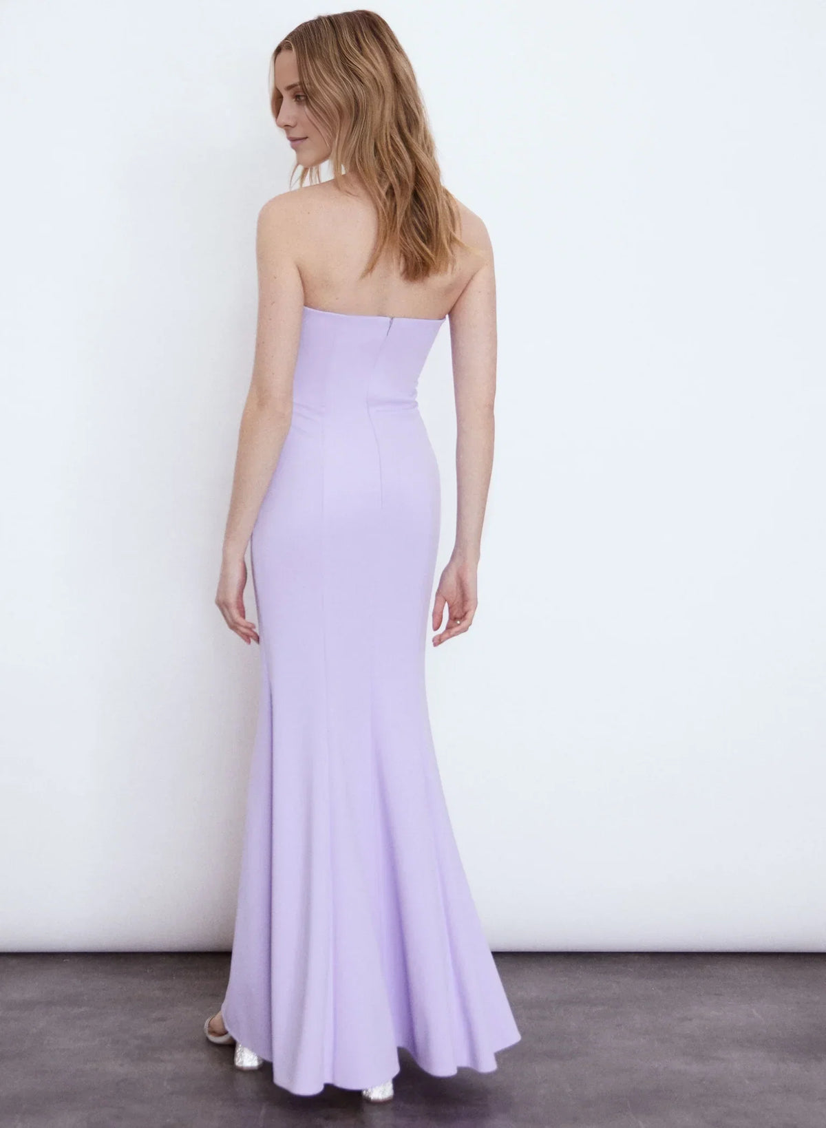 Mermaid Strapless High Slit Floor-Length Evening Dress - Chloe Dress