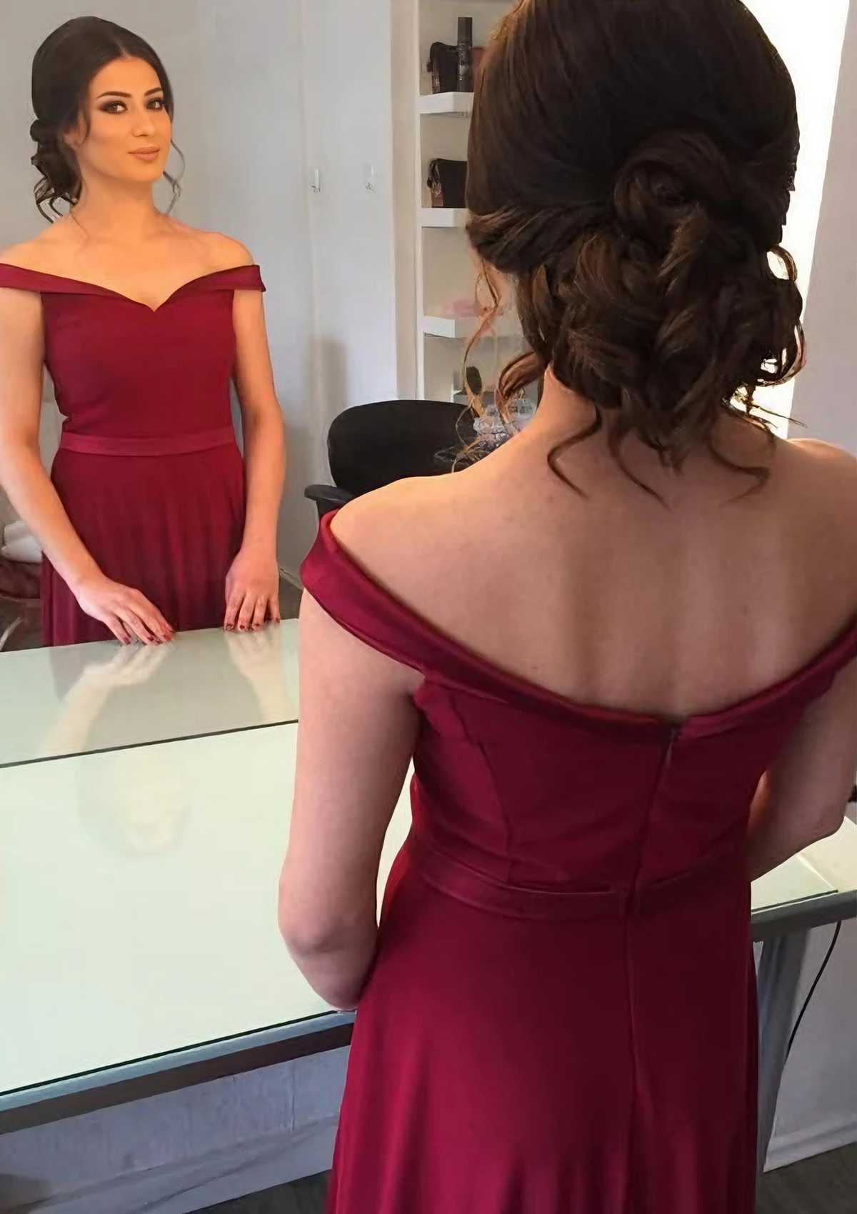 A-Line Sweetheart Floor-Length Evening Dress - Chloe Dress