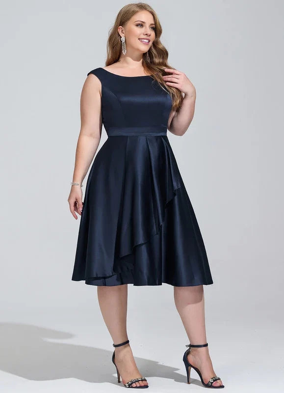 A-Line Sleeveless Ruffled Knee-Length Homecoming Dress - Chloe Dress