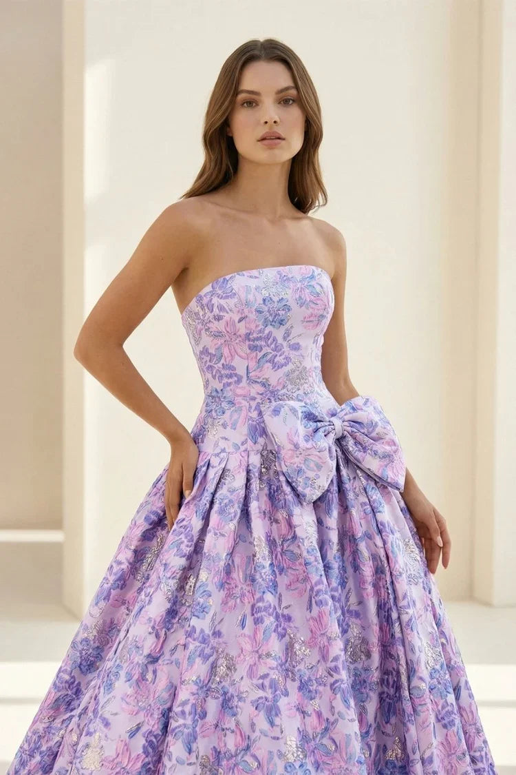 Ball Gown Sweetheart Lace Prom Gown - Chloe Dress