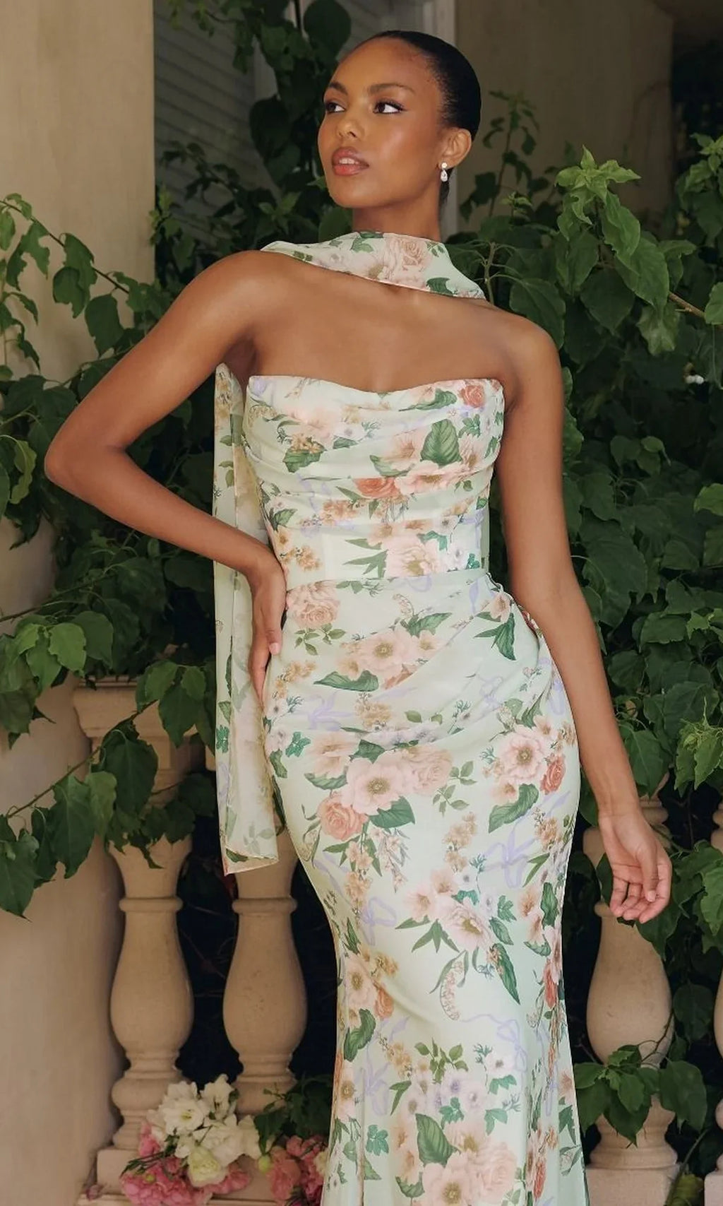 Mermaid Sweetheart Chiffon Sleeveless High Slit Floor-Length Prom Dress - Chloe Dress