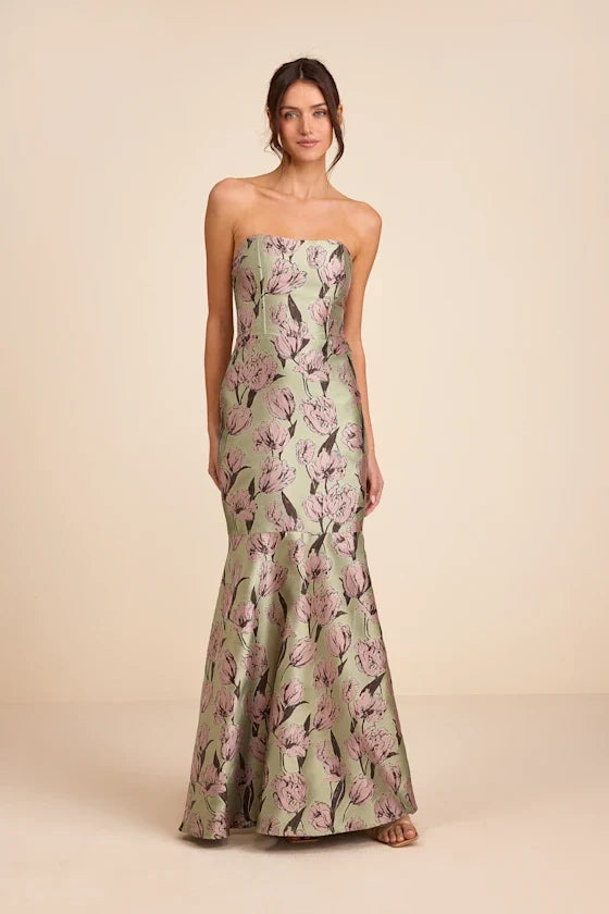 Mermaid Sweetheart Satin Floor-Length Prom Dress - Chloe Dress