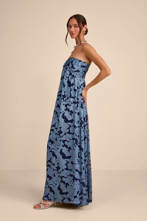 Sweetheart Chiffon Floor-Length Evening Dress - Chloe Dress