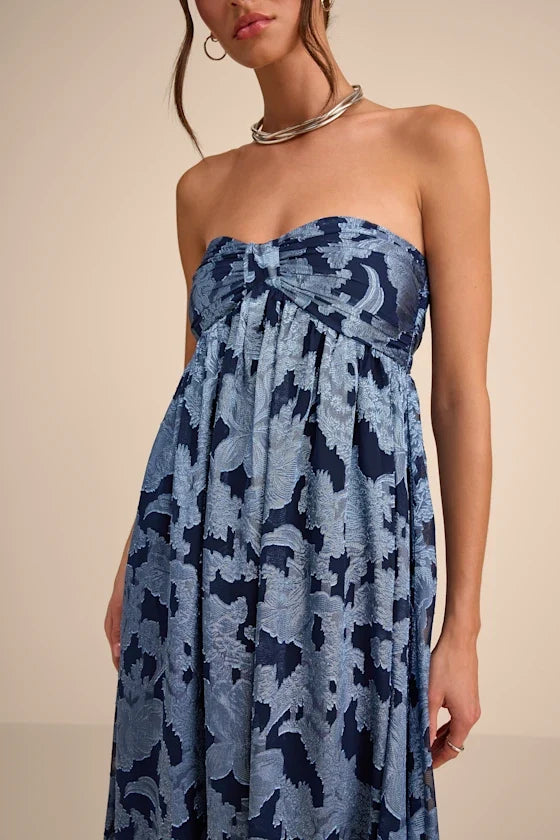 Sweetheart Chiffon Floor-Length Evening Dress - Chloe Dress