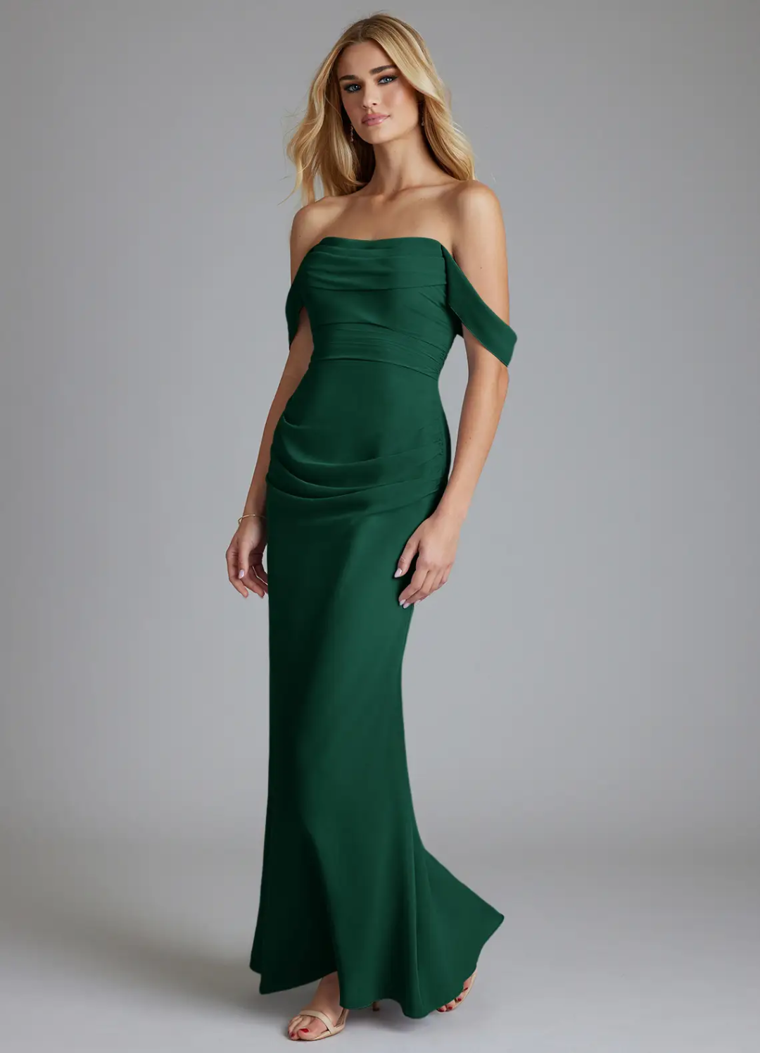 Mermaid Zipper Back Floor-Length Wedding Dress - Chloe Dress