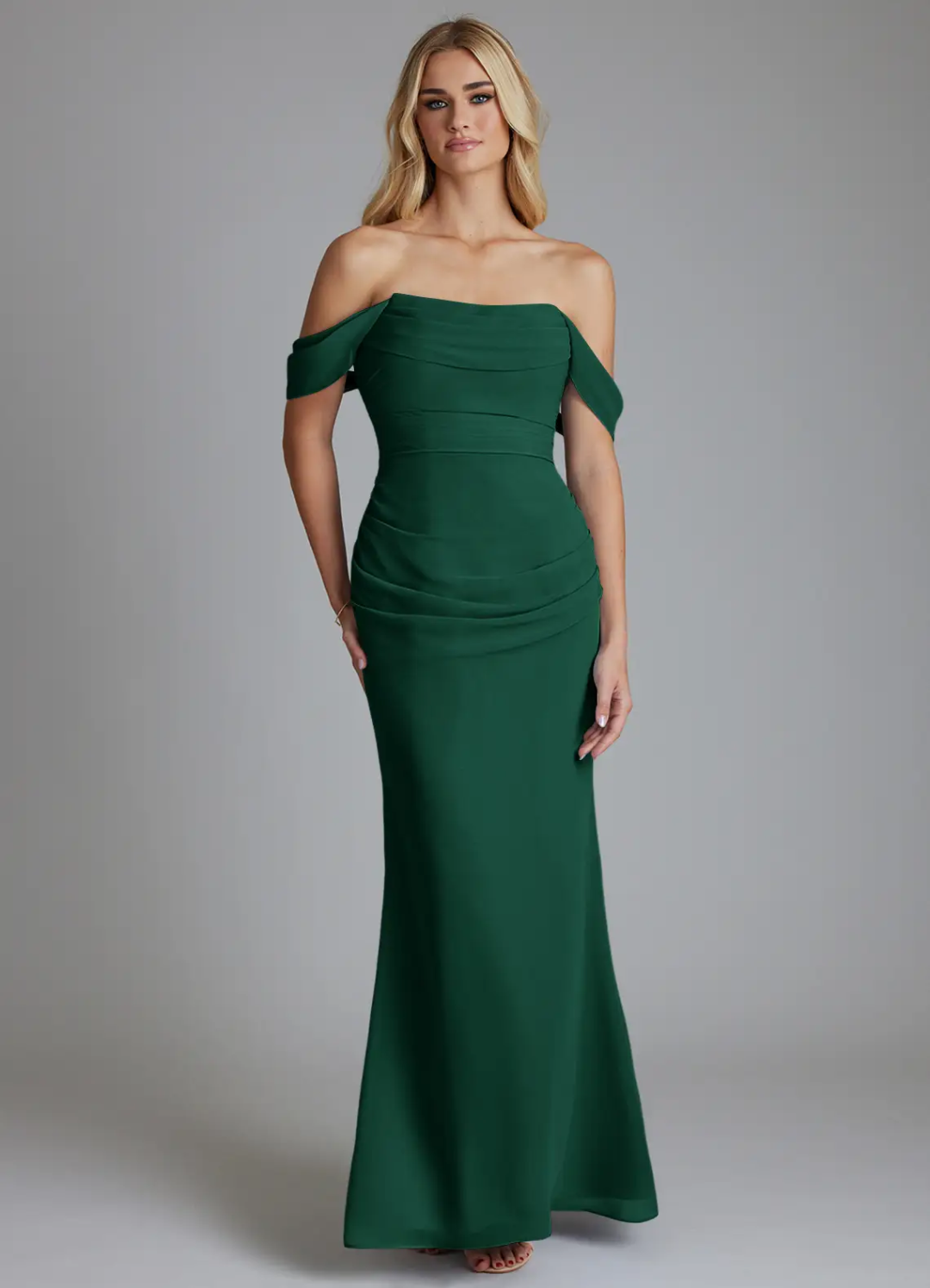 Mermaid Zipper Back Floor-Length Wedding Dress - Chloe Dress