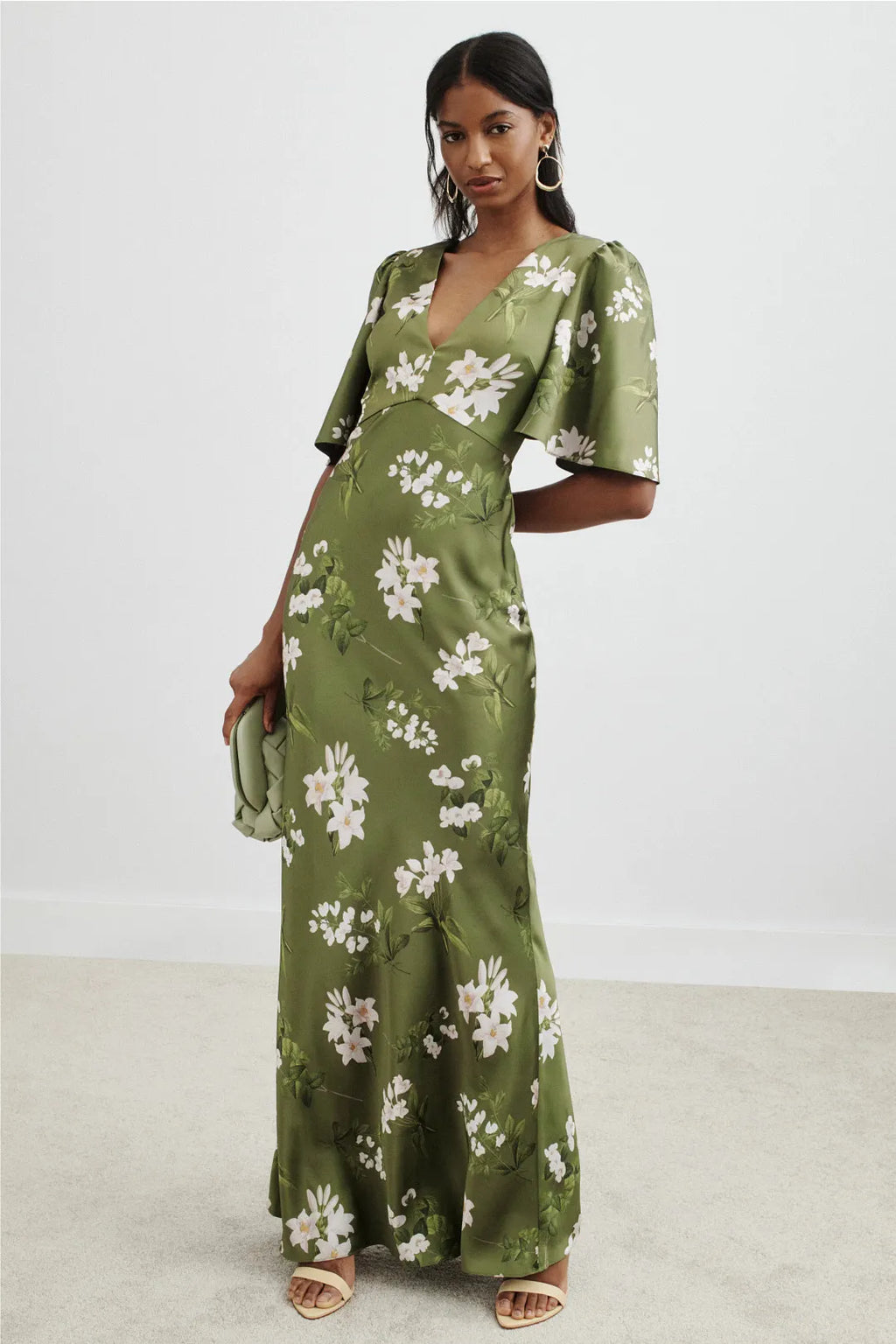Green Mermaid V-Neck Floor-Length Prom Dress - Chloe Dress