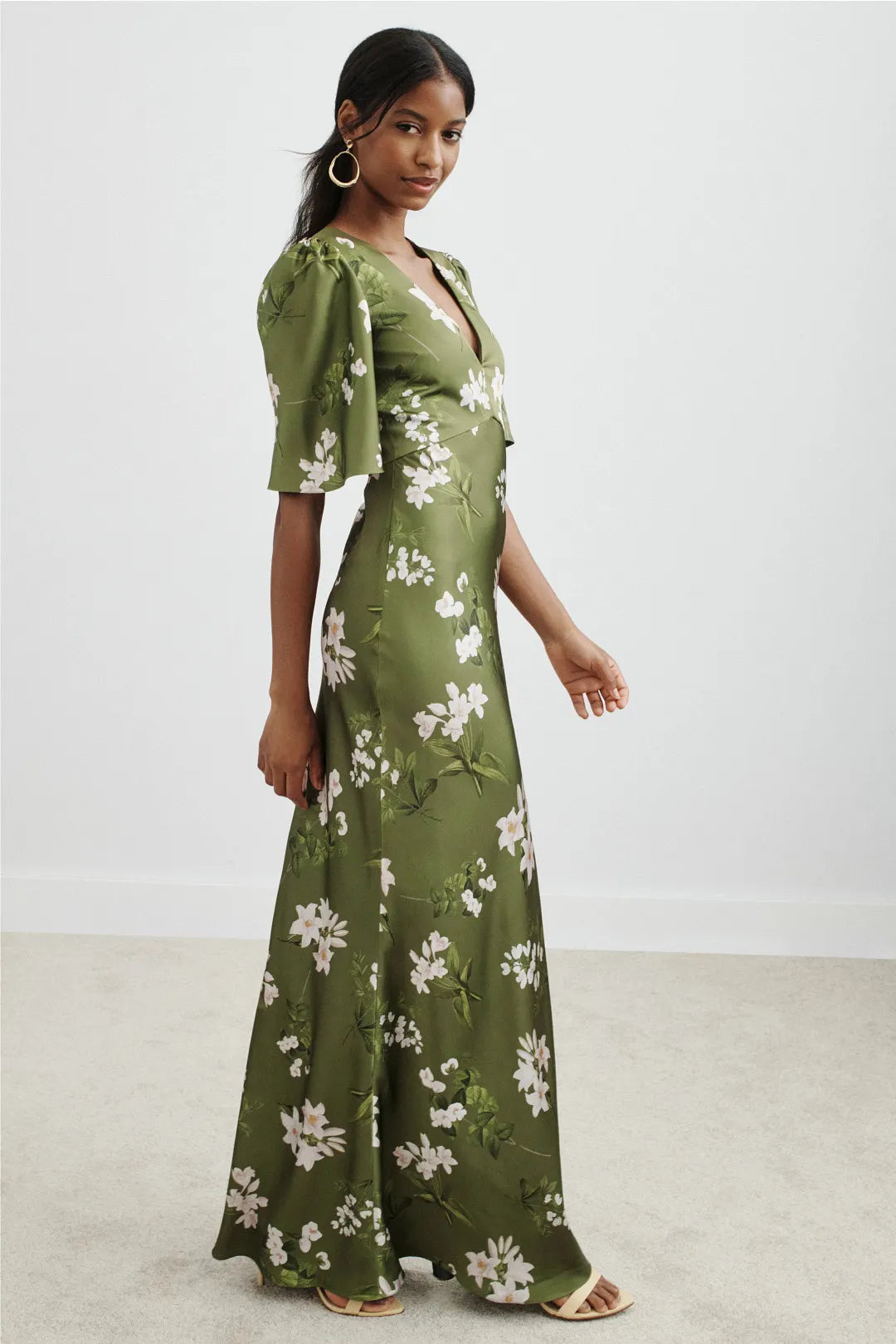 Green Mermaid V-Neck Floor-Length Prom Dress - Chloe Dress