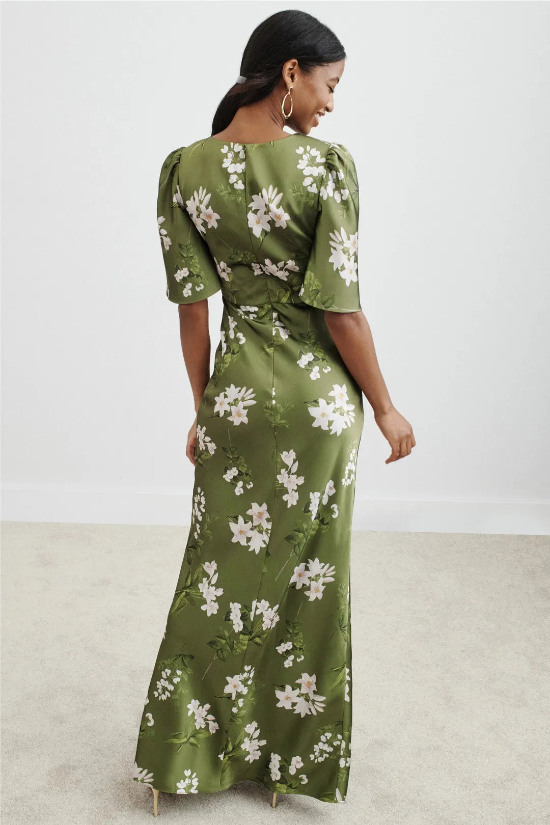Green Mermaid V-Neck Floor-Length Prom Dress - Chloe Dress
