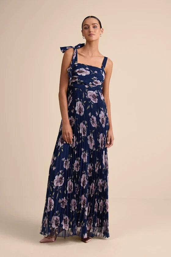 A-Line Spaghetti Strap Floor-Length Prom Dress - Chloe Dress