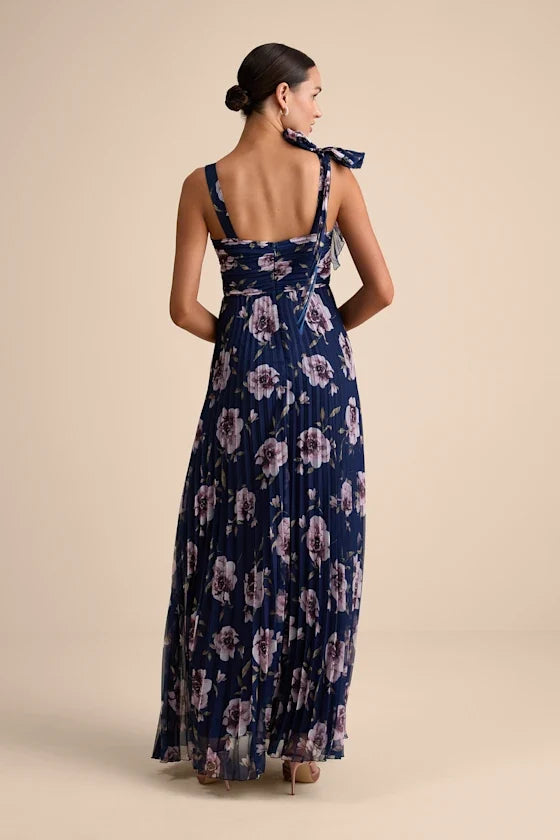 A-Line Spaghetti Strap Floor-Length Prom Dress - Chloe Dress
