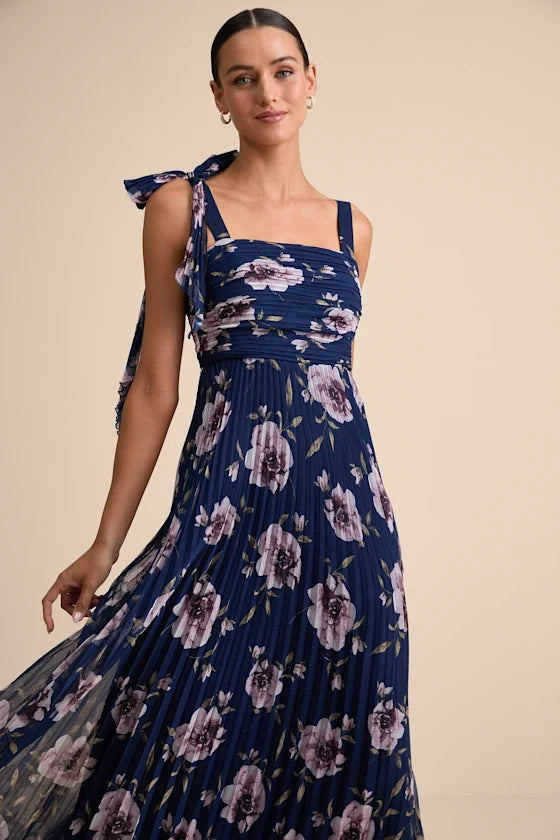A-Line Spaghetti Strap Floor-Length Prom Dress - Chloe Dress