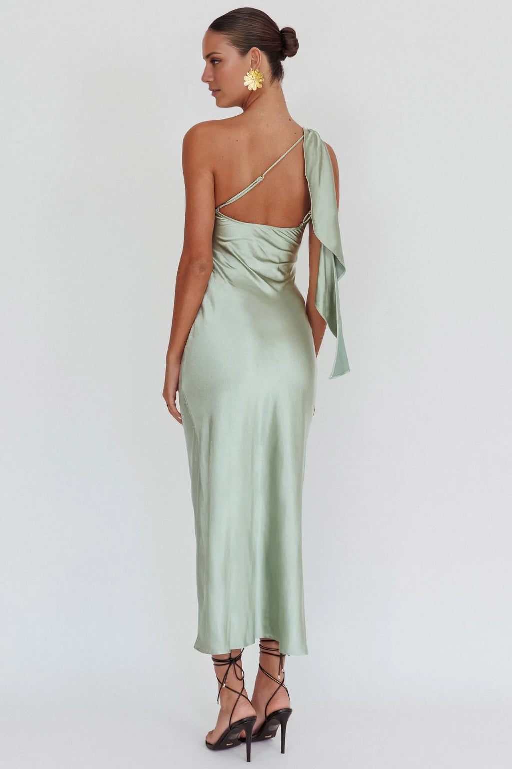 Sheath One-Shoulder Sleeveless Backless Floor-Length Prom Dress - Chloe Dress