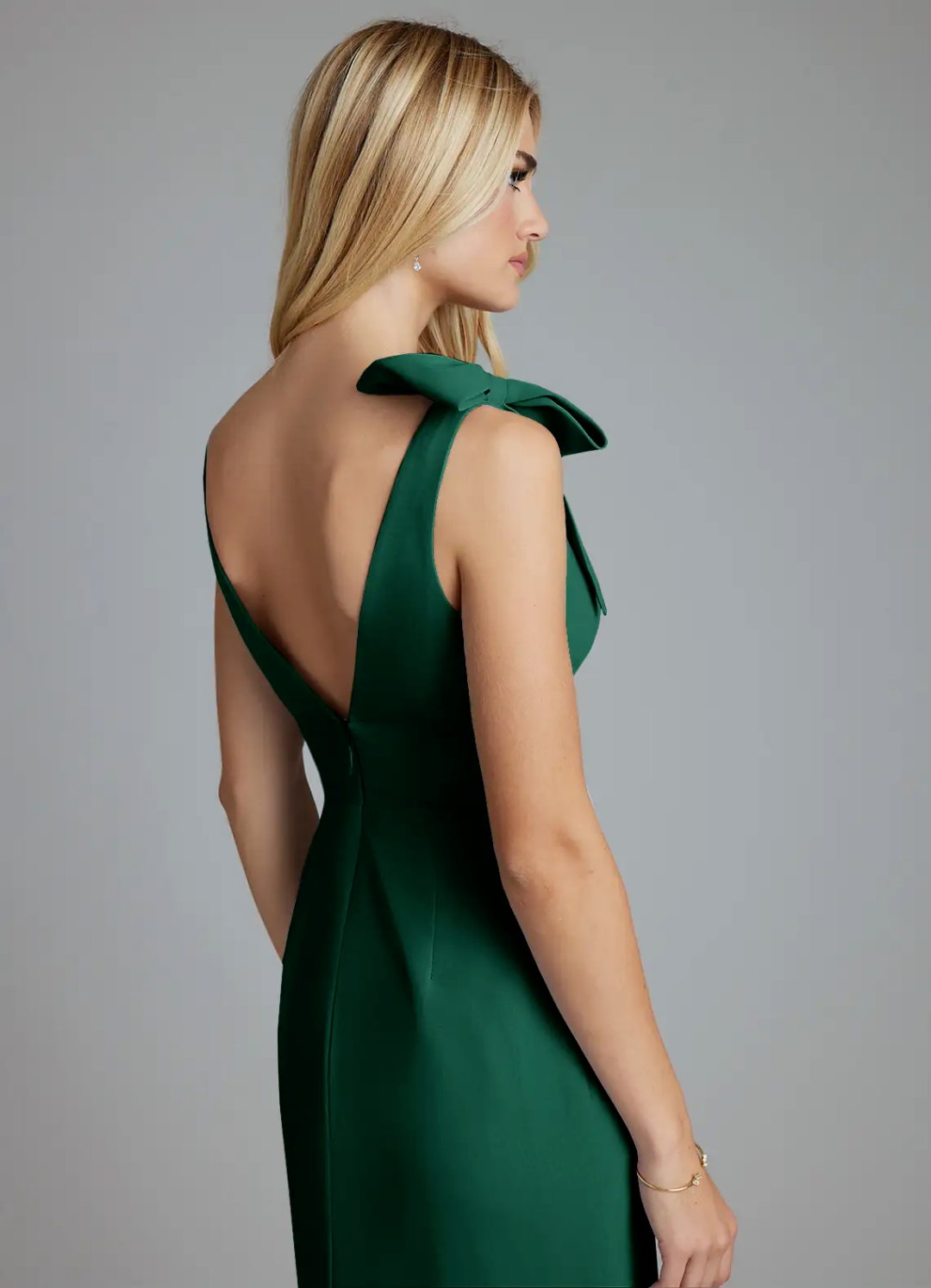 V-Neck Sleeveless Backless Floor-Length Wedding Dress - Chloe Dress
