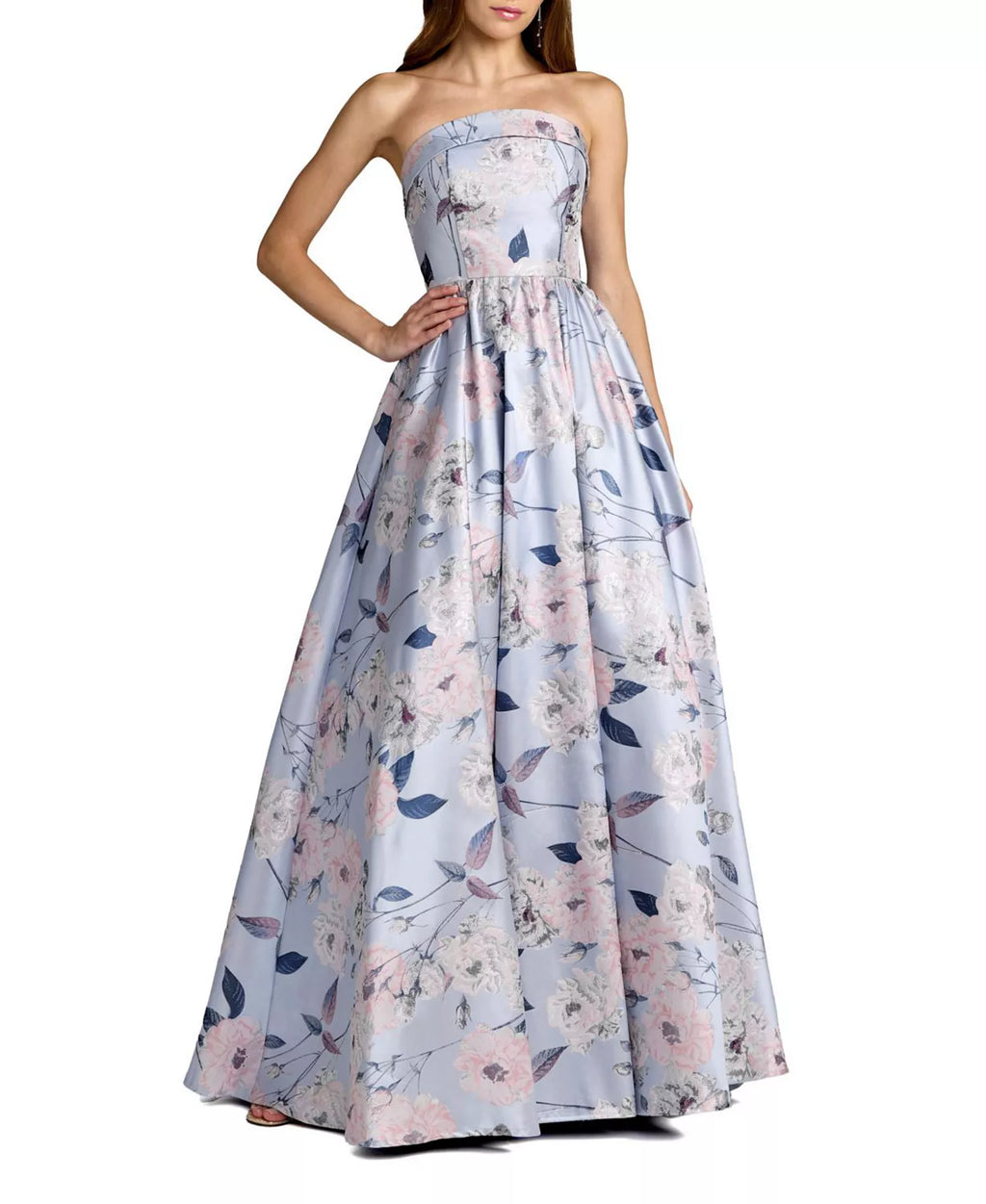 Ball Gown Strapless Open Back Floor-Length Prom Gown - Chloe Dress