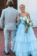 Ball Gown Sweetheart Tulle Tiered Prom Gown - Chloe Dress