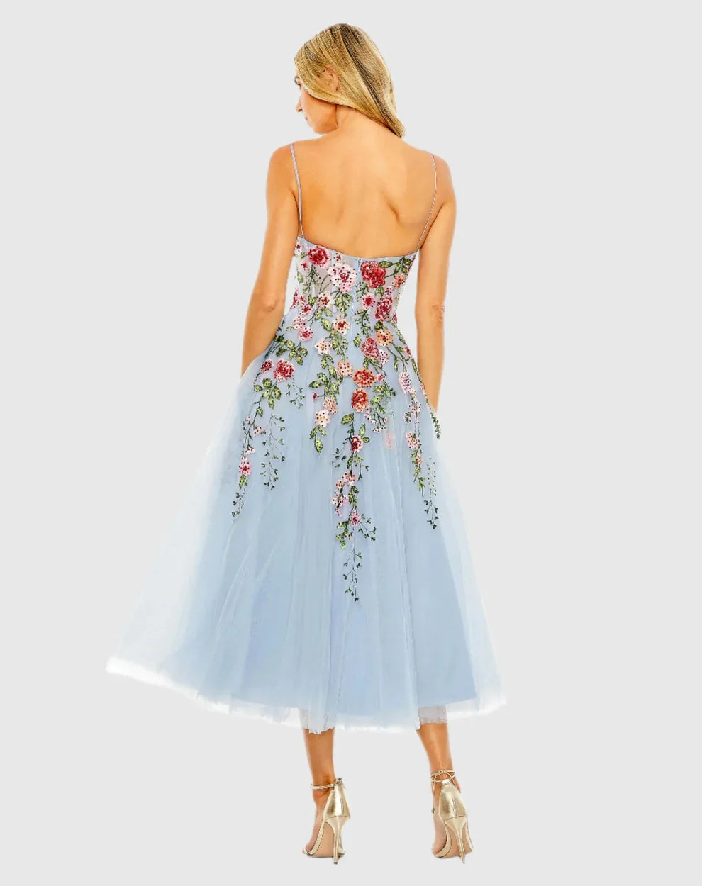Light Blue A-Line Sweetheart Tulle Prom Dress - Chloe Dress