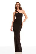 Sheath One-Shoulder Sleeveless High Slit Floor-Length Evening Dress - Chloe Dress