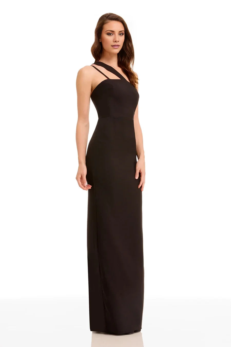 Sheath One-Shoulder Sleeveless High Slit Floor-Length Evening Dress - Chloe Dress