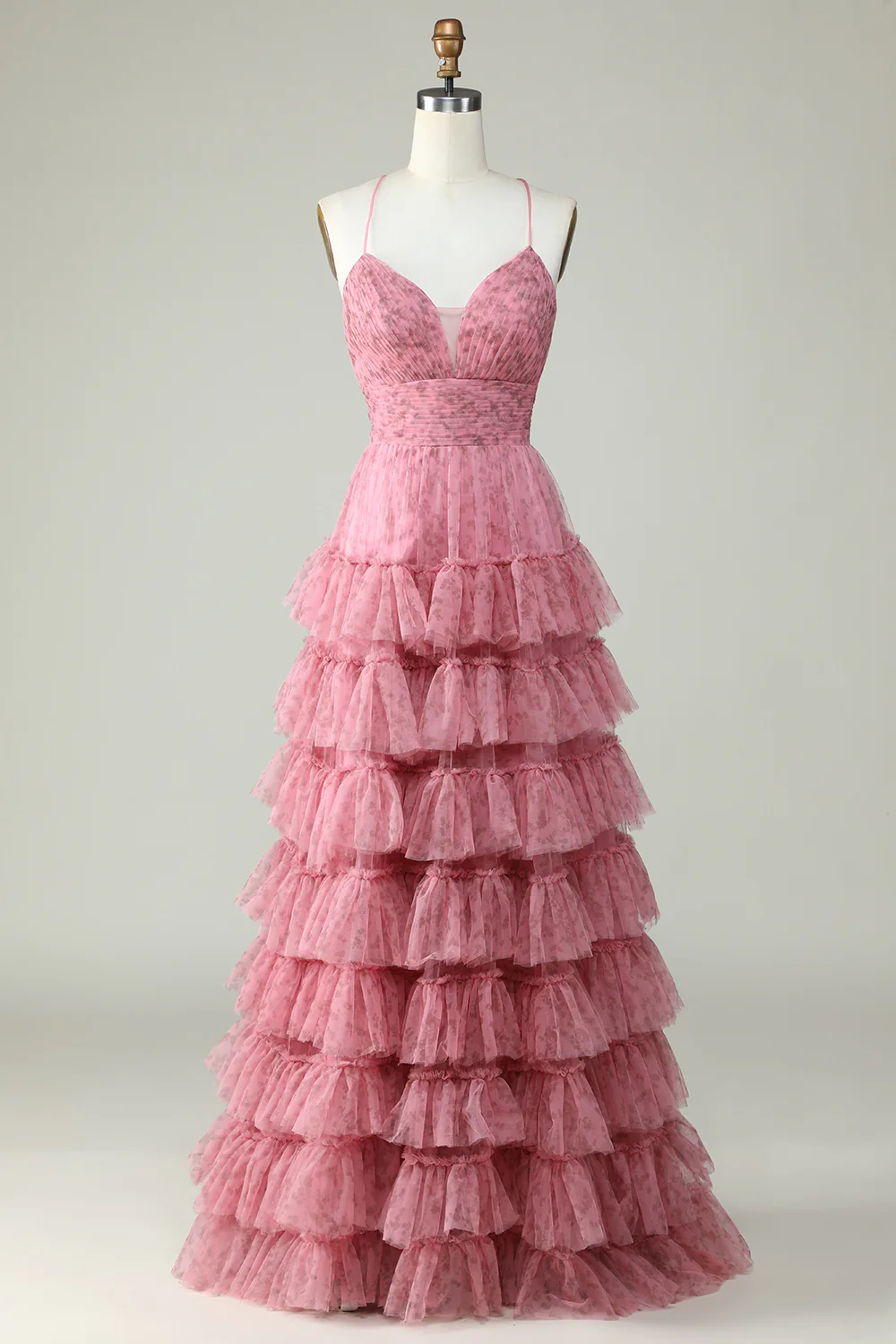 Tulle Ruffled Mini Prom Dress - Chloe Dress
