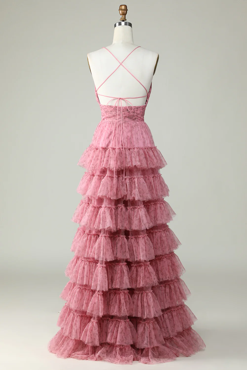 Tulle Ruffled Mini Prom Dress - Chloe Dress