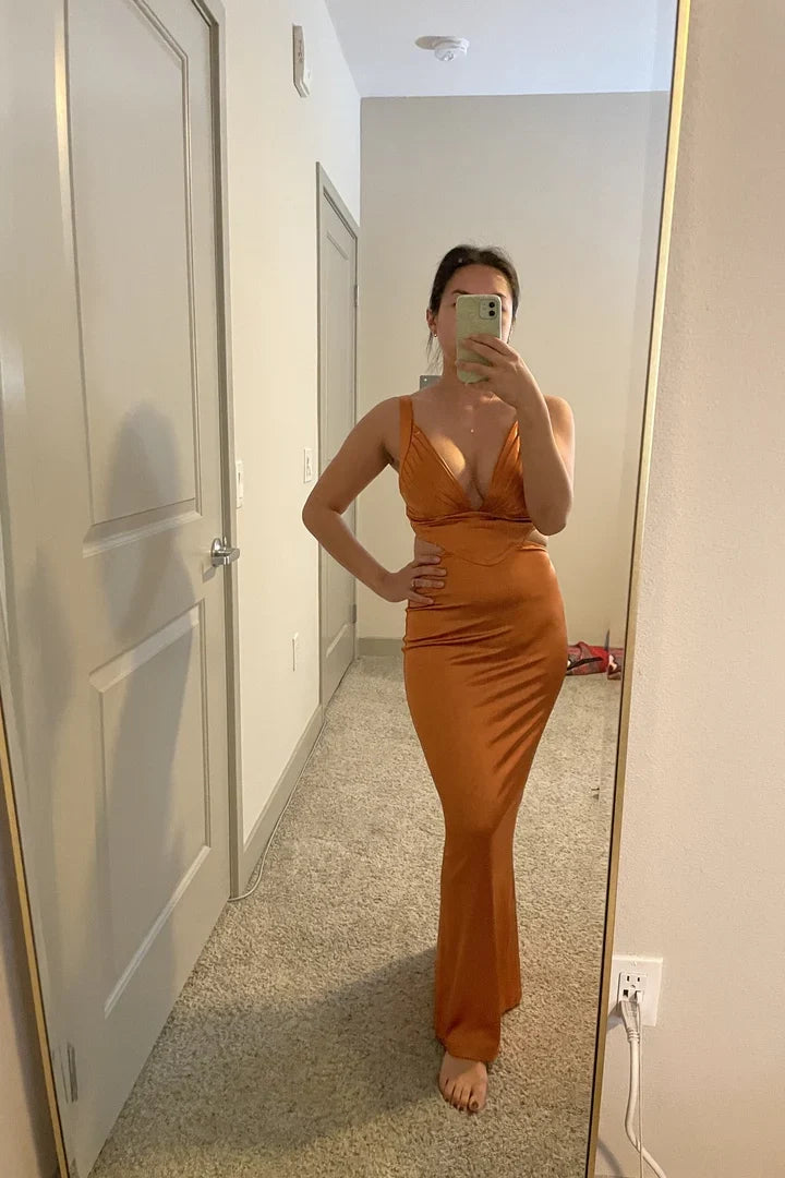 A-Line One-Shoulder Sequin High Slit Floor-Length Prom Dress - Chloe Dress