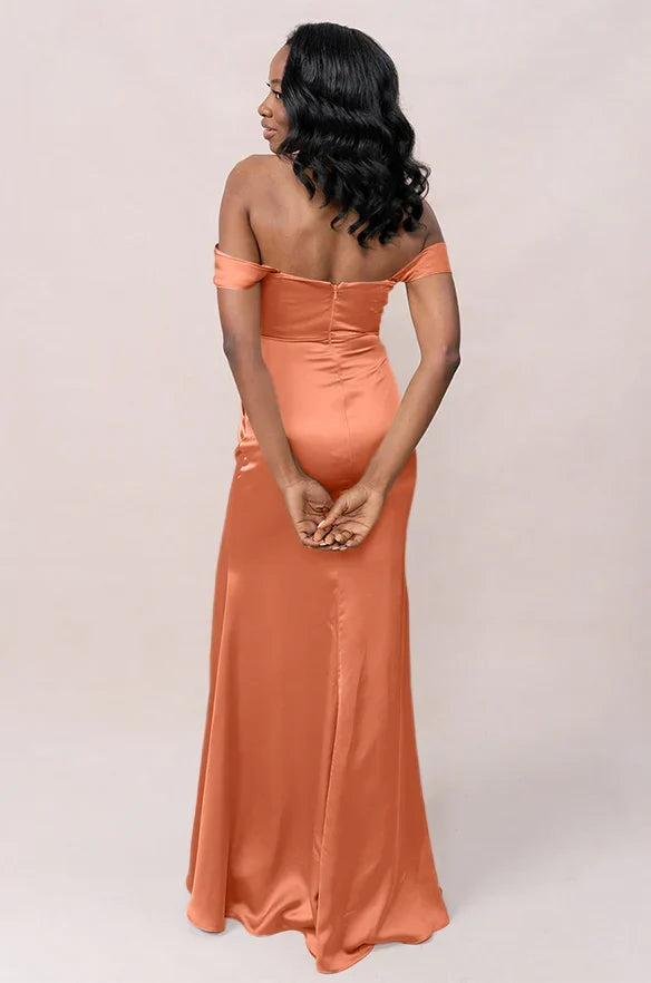 Mermaid Sweetheart High Slit Floor-Length Wedding Dress - Chloe Dress