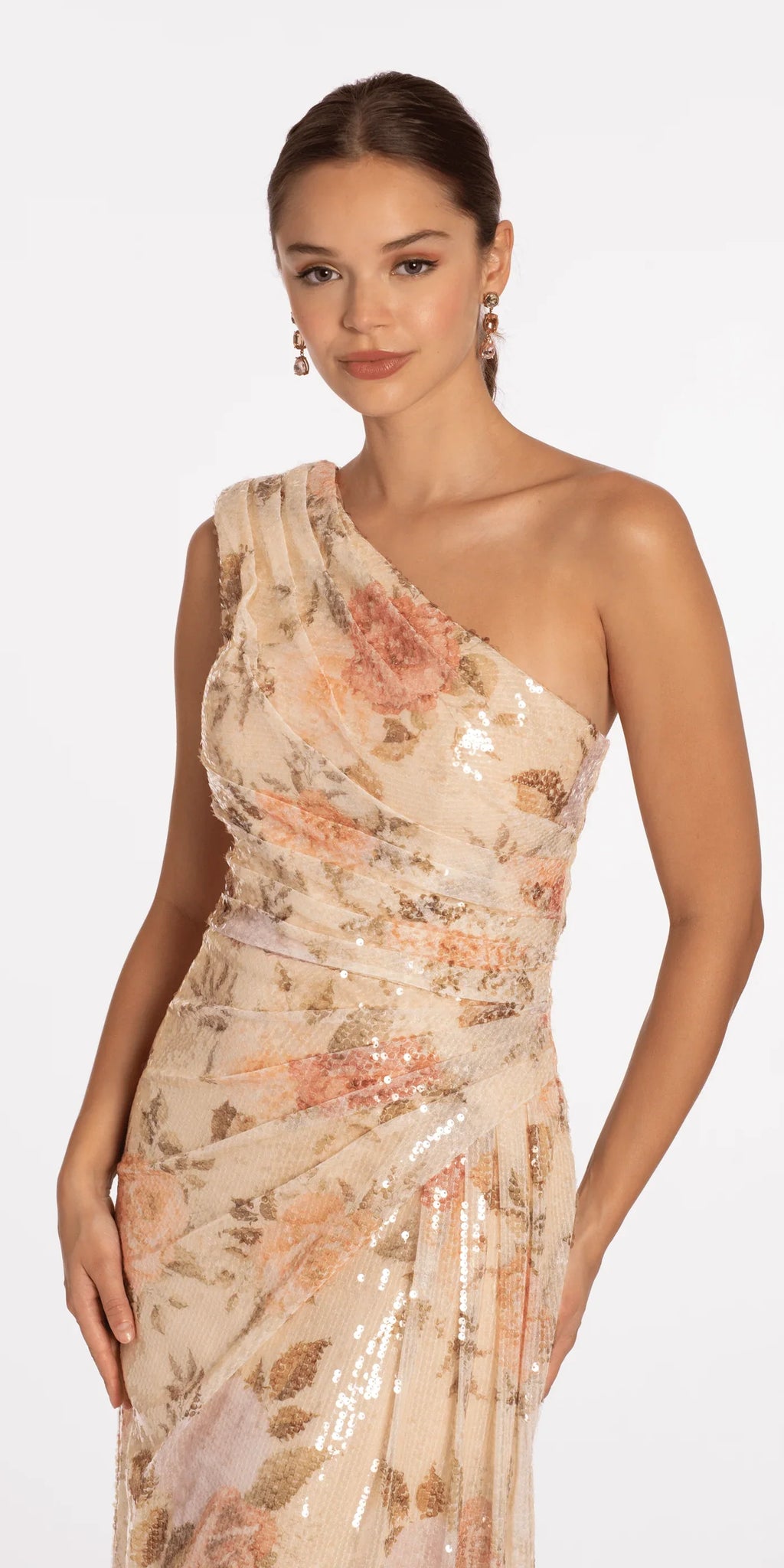 One-Shoulder Sequin Floor-Length Prom Dress - Chloe Dress