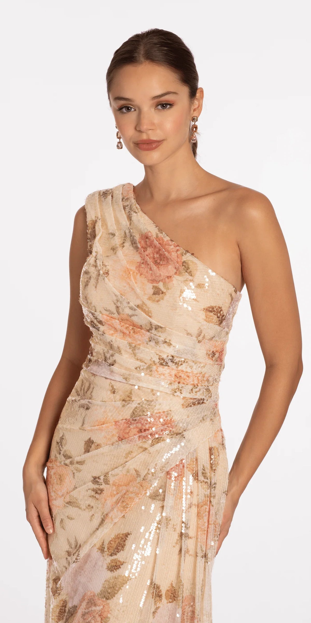One-Shoulder Sequin Floor-Length Prom Dress - Chloe Dress