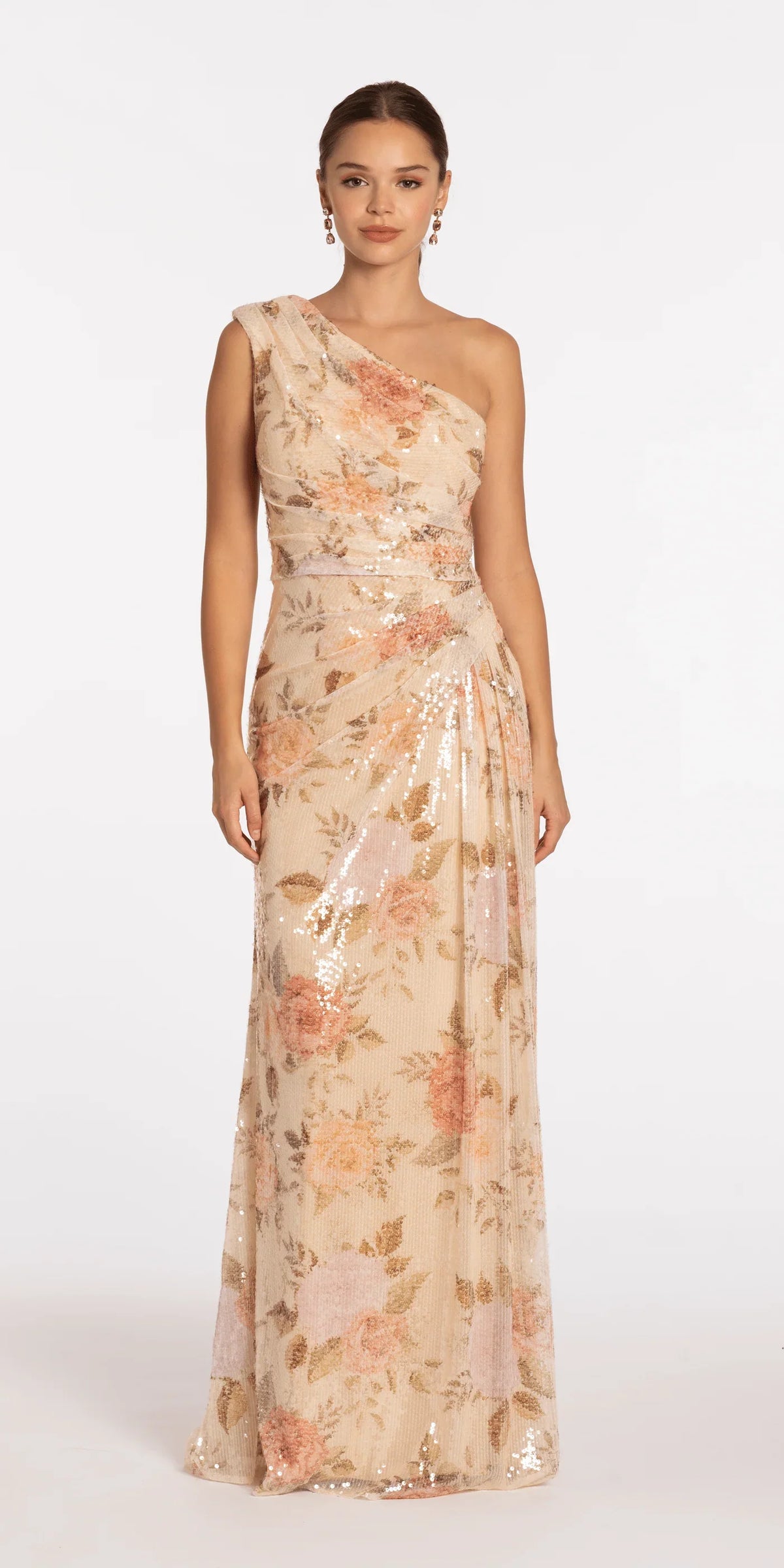 One-Shoulder Sequin Floor-Length Prom Dress - Chloe Dress