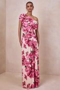 A-Line One-Shoulder Asymmetric Floor-Length Prom Dress - Chloe Dress
