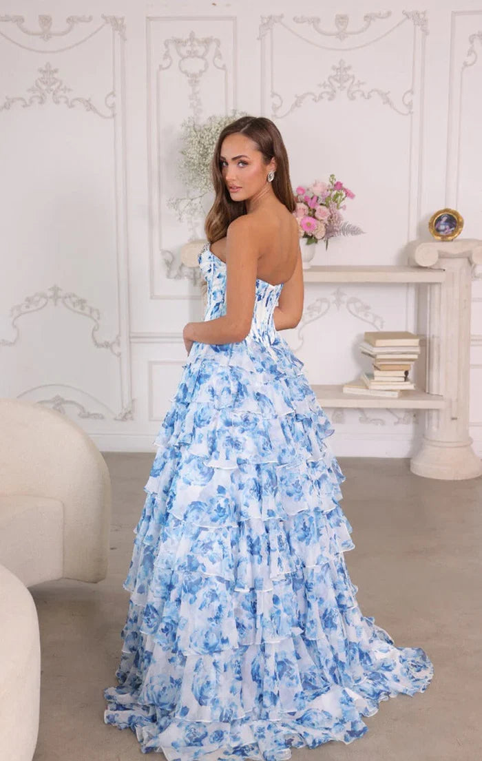 Mermaid Sweetheart Lace High Slit Prom Dress - Chloe Dress