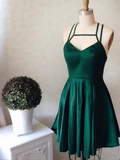 Sweetheart Satin Open Back Mini Formal Dress - Chloe Dress