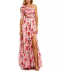 One-Shoulder Sleeveless Cutout Floor-Length Prom Dress - Chloe Dress