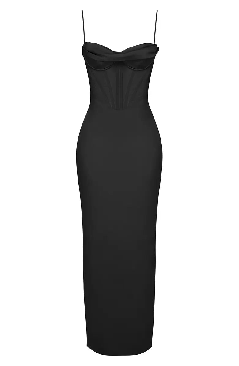 Lace-Up Back Prom Dress - Chloe Dress
