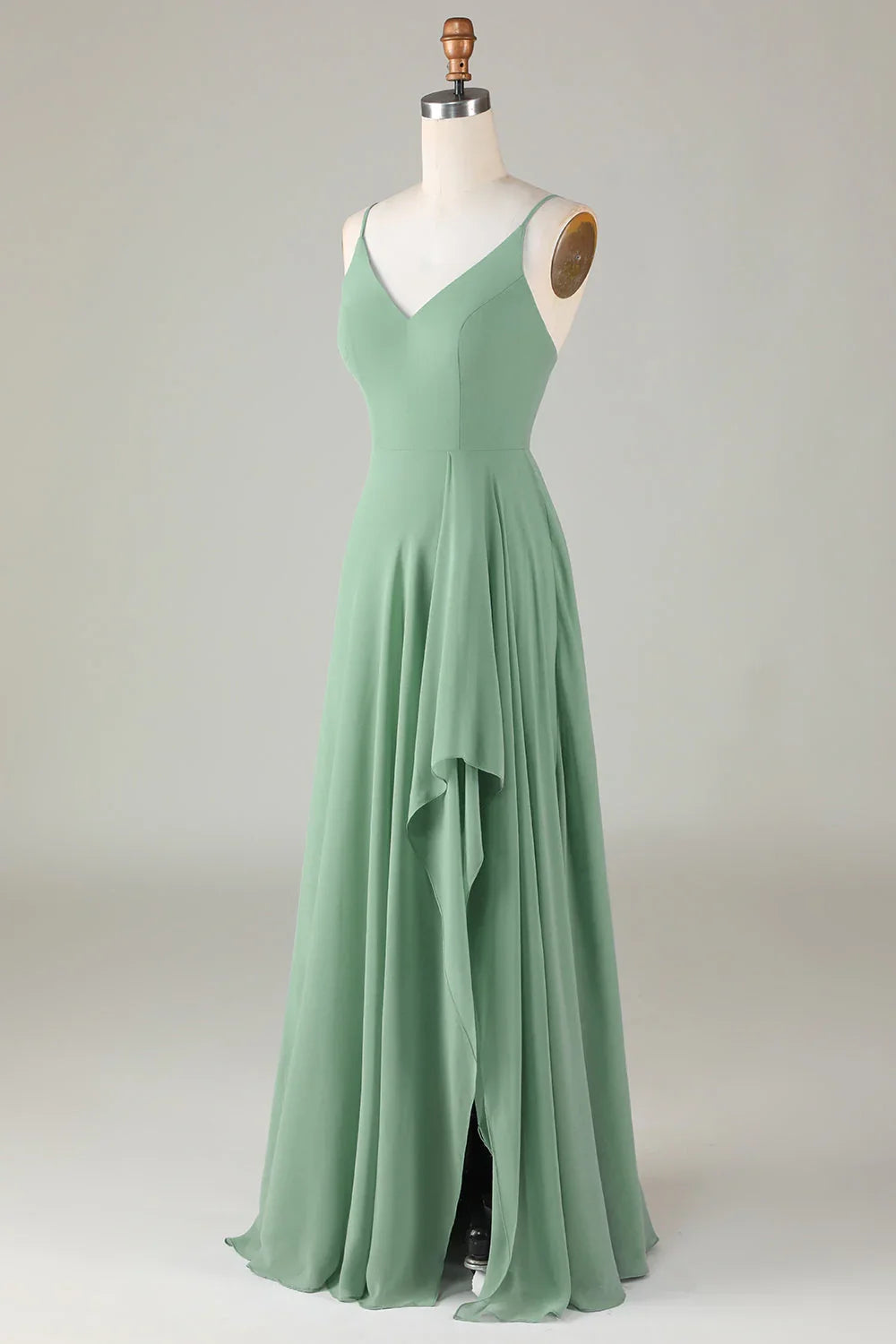 Ruffled Wedding Dress - Chloe Dress
