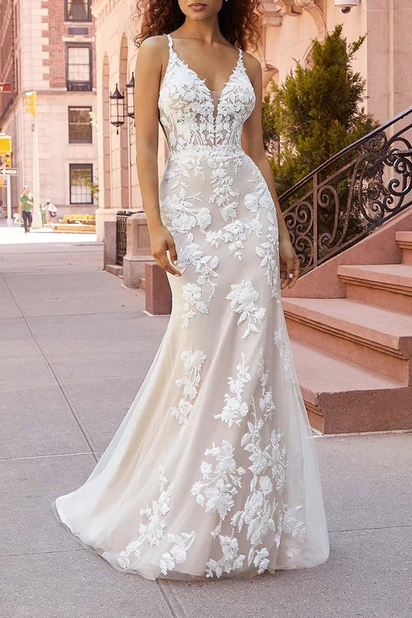 Lace Wedding Dress - Chloe Dress