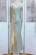 V-Neck Floor-Length Evening Dress - Chloe Dress