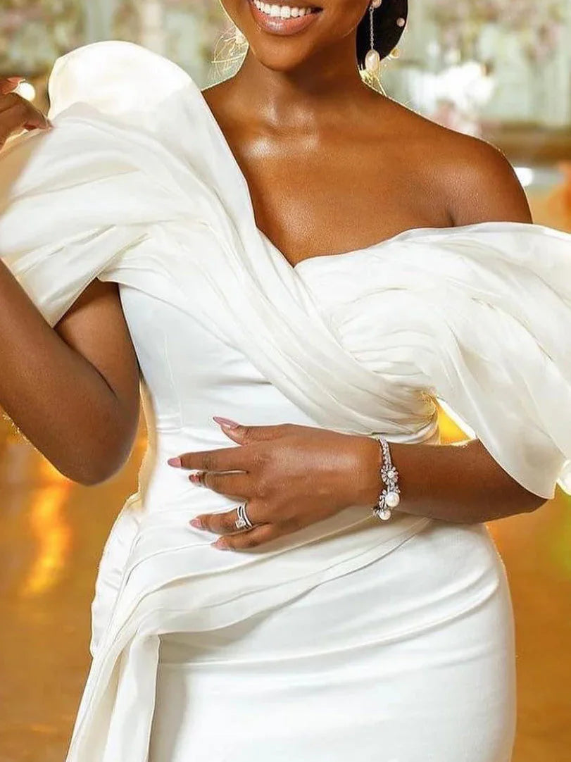 Off-Shoulder Wedding Dress - Chloe Dress