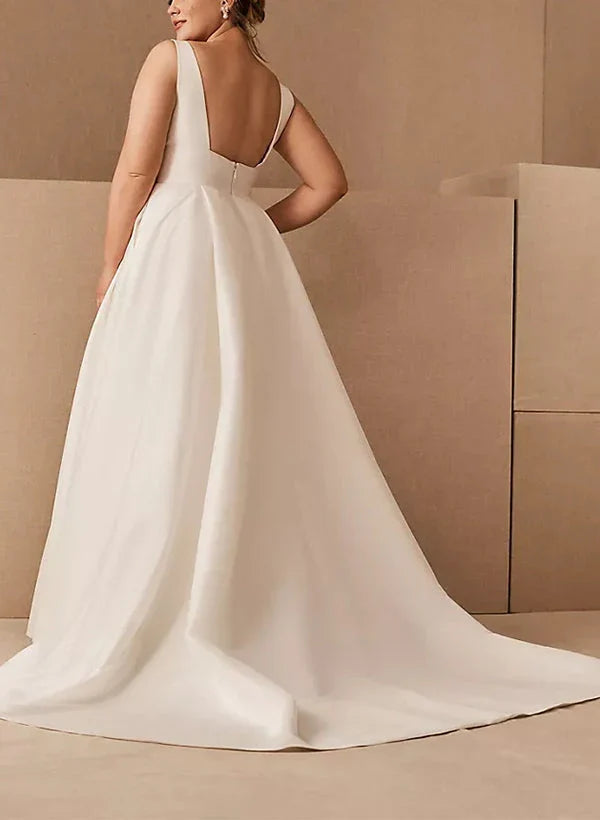 A-Line V-Neck Wedding Dress - Chloe Dress